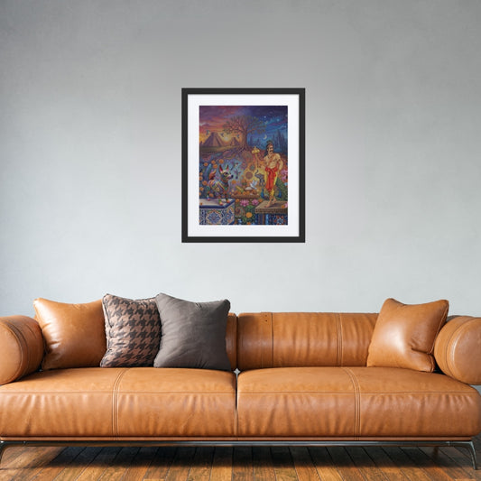 common path / framed art print