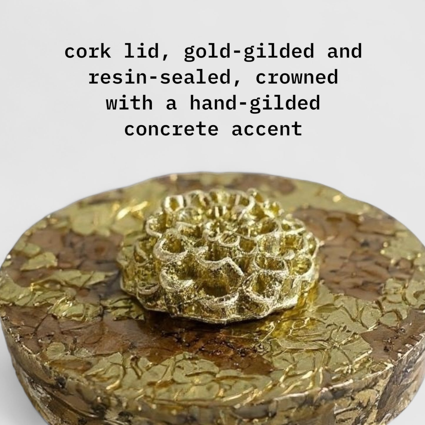 fire starter – gilded cork jar matches