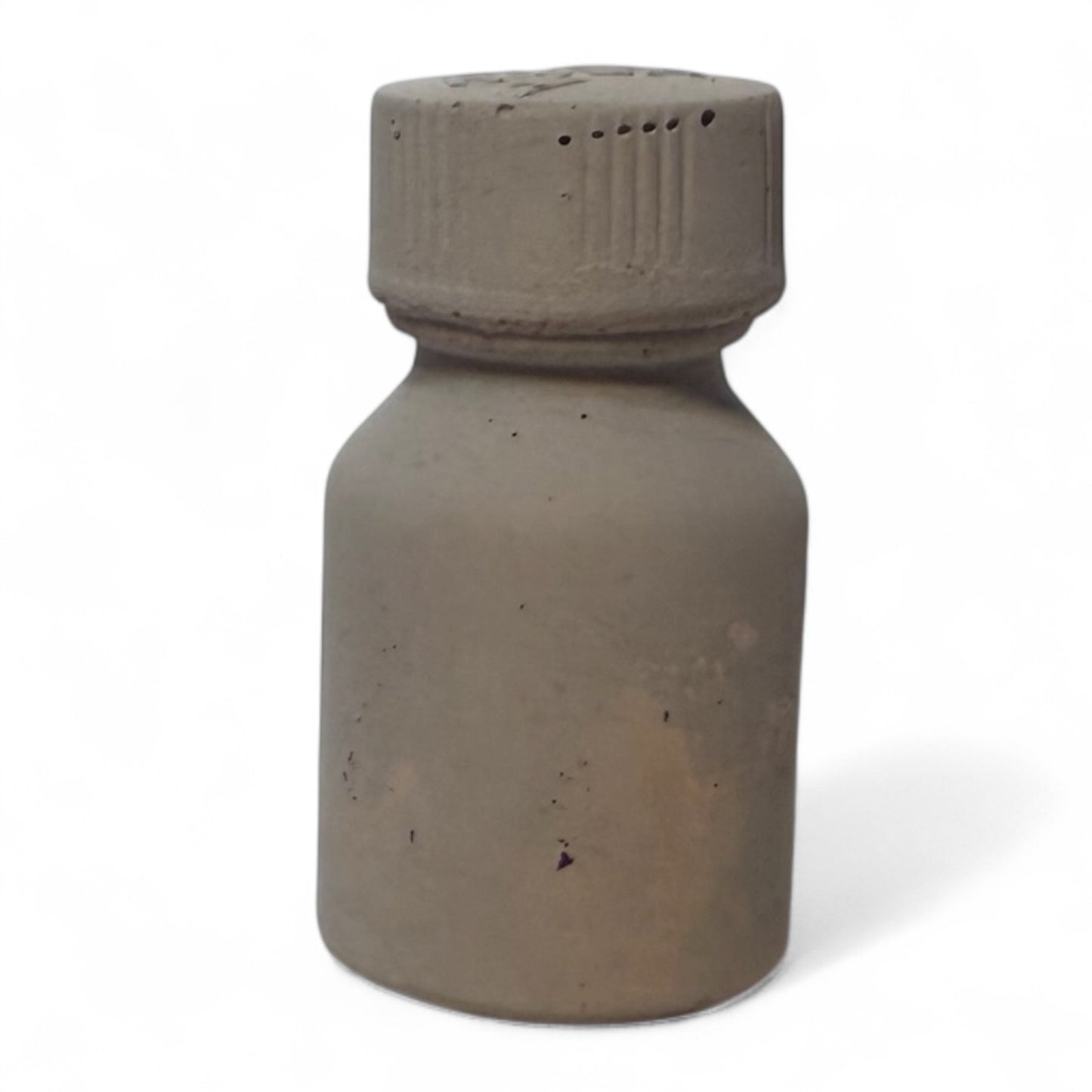 limited concrete poppers bottle sculpture