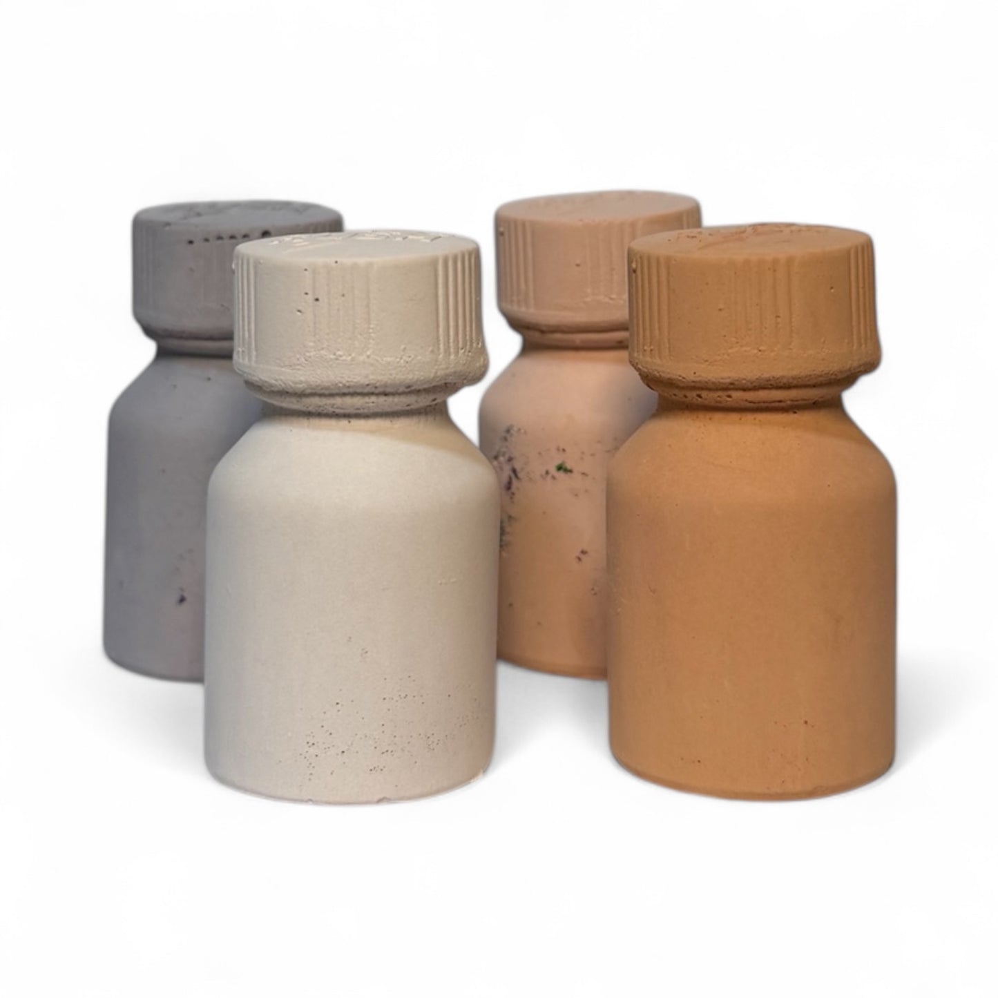 limited concrete poppers bottle sculpture