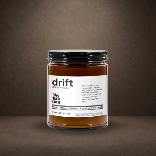 Drift 9 oz hand-poured candle - Bad Lion