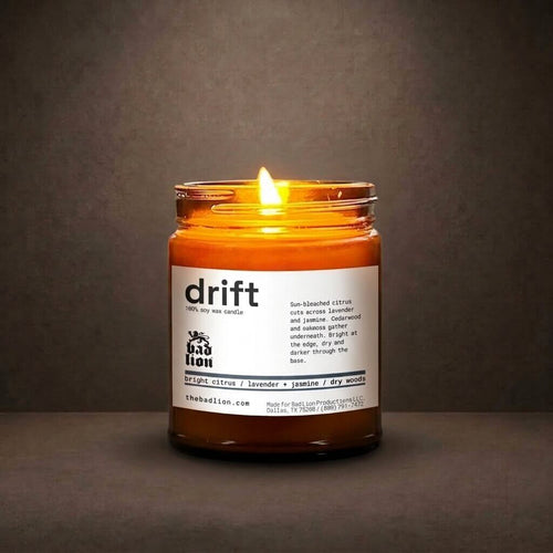 Drift 9 oz hand-poured candle - Bad Lion