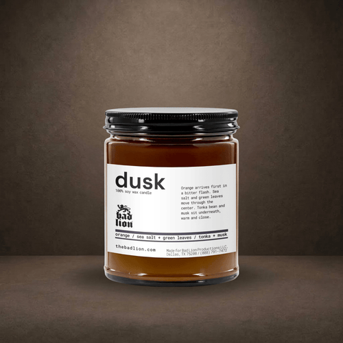 Dusk 9 oz hand-poured candle - Bad Lion