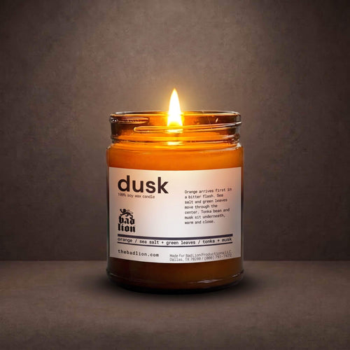 Dusk 9 oz hand-poured candle - Bad Lion