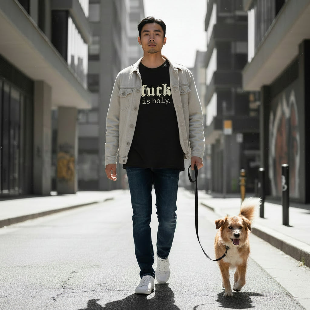 f*ck is holy.  t-shirt