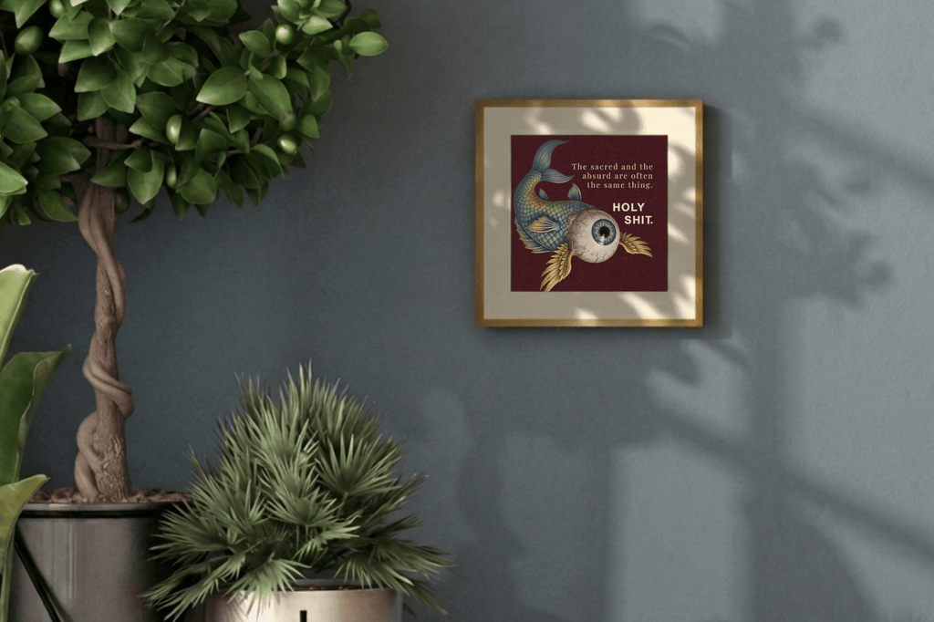 Holy See 15×15-inch gold-framed fine-art print - Bad Lion Productions LLC