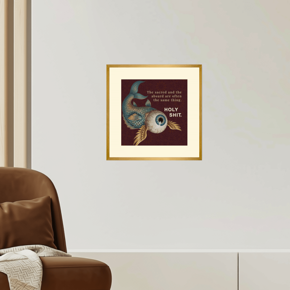 Holy See 15×15-inch gold-framed fine-art print - Bad Lion Productions LLC
