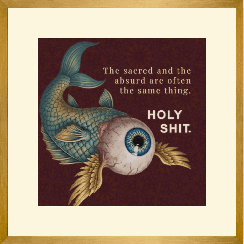 Holy See 15×15-inch gold-framed fine-art print - Bad Lion Productions LLC
