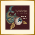 Holy See 15×15-inch gold-framed fine-art print - Bad Lion Productions LLC