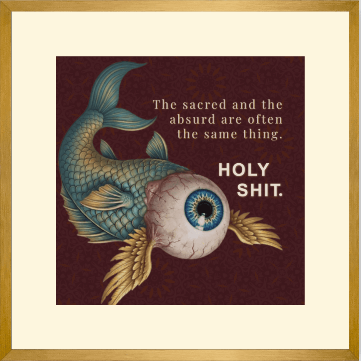 Holy See 15×15-inch gold-framed fine-art print - Bad Lion Productions LLC