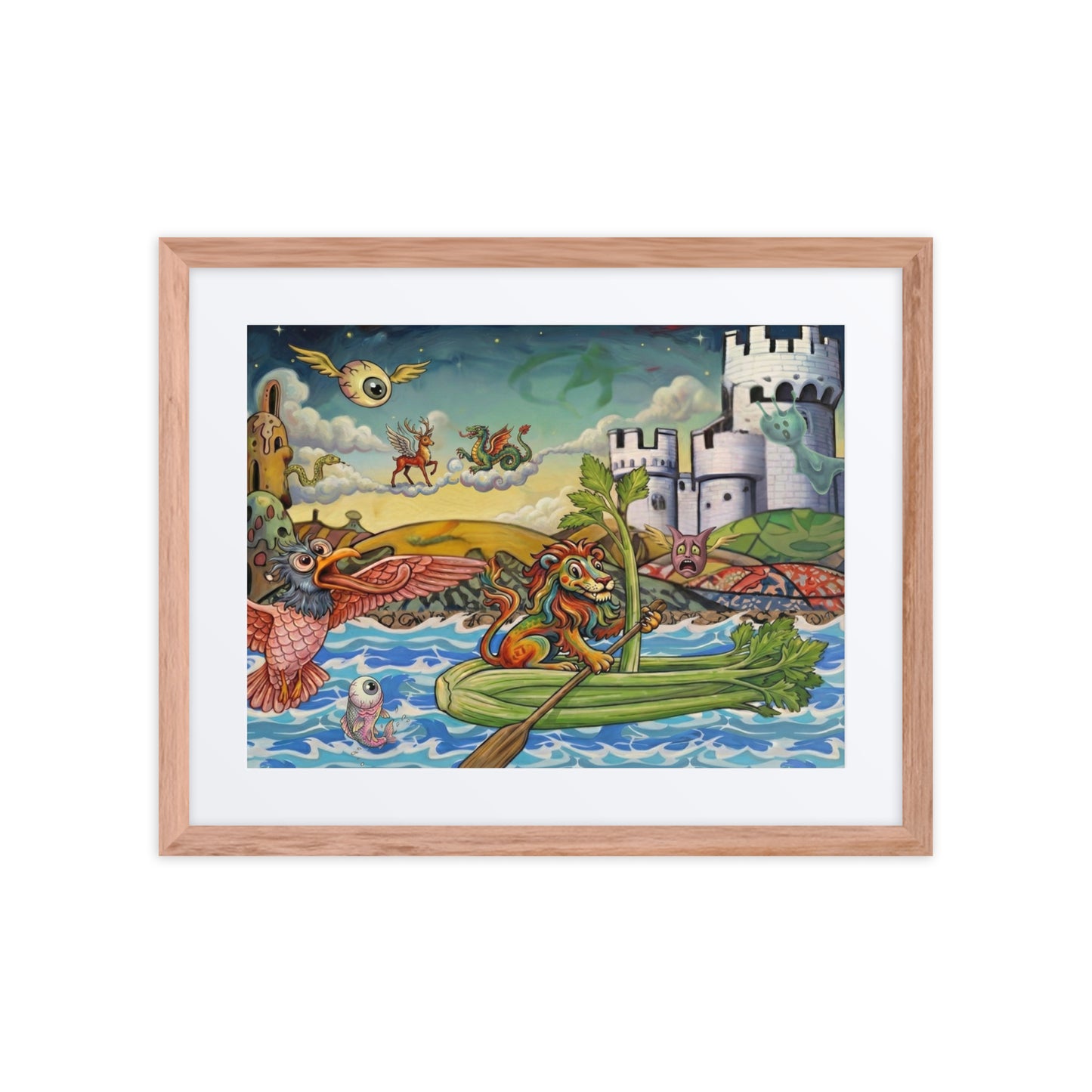 departure / original framed art print