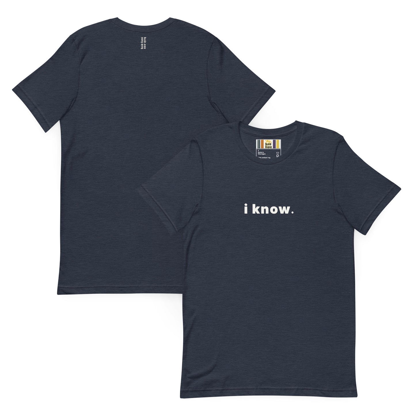 i know. t-shirt